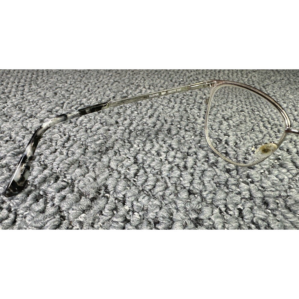 Guess Eyeglasses Frames GU2705 005 Black Silver Cat Eye Full‎ Rim 53-16-140 - Picture 9 of 11